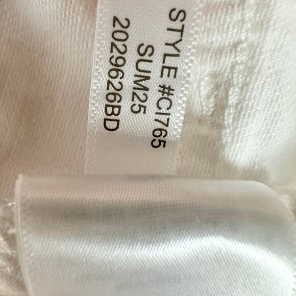 J.Crew White Drapey Denim Trouser Wide Leg White Jean High Waisted US 35 NWT - Picture 8 of 11